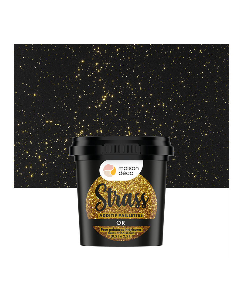 Strass - Additif paillettes peinture