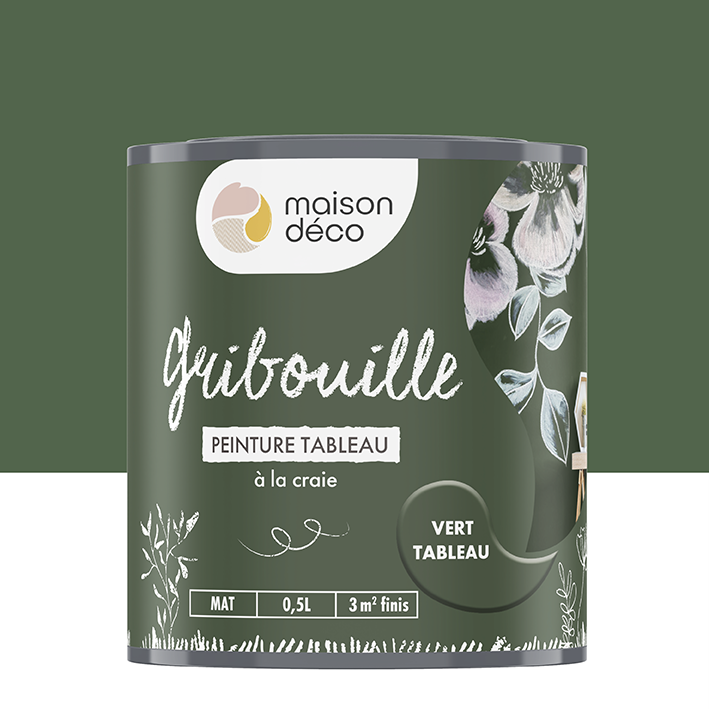 Peinture ardoise - mate - Vert tableau 