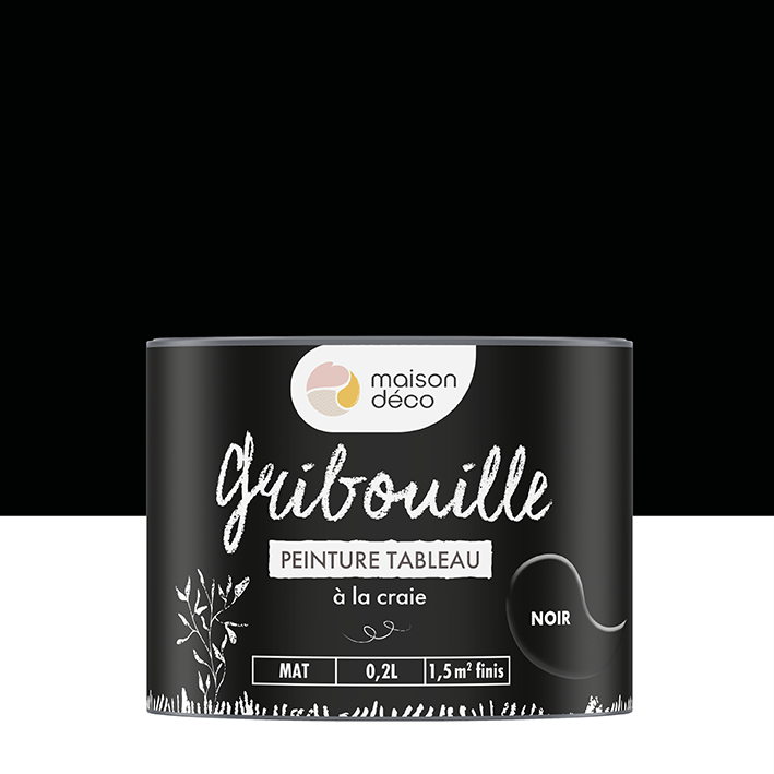 Peinture ardoise - mate - Noir