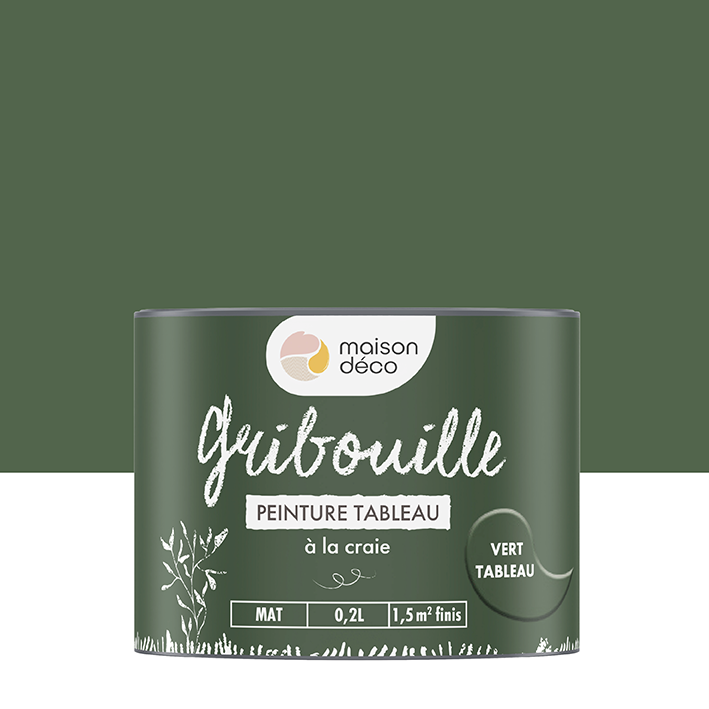 Peinture ardoise - mate - Vert tableau 