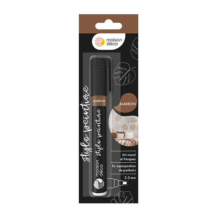 Stylos peinture - acrylique  - Marron