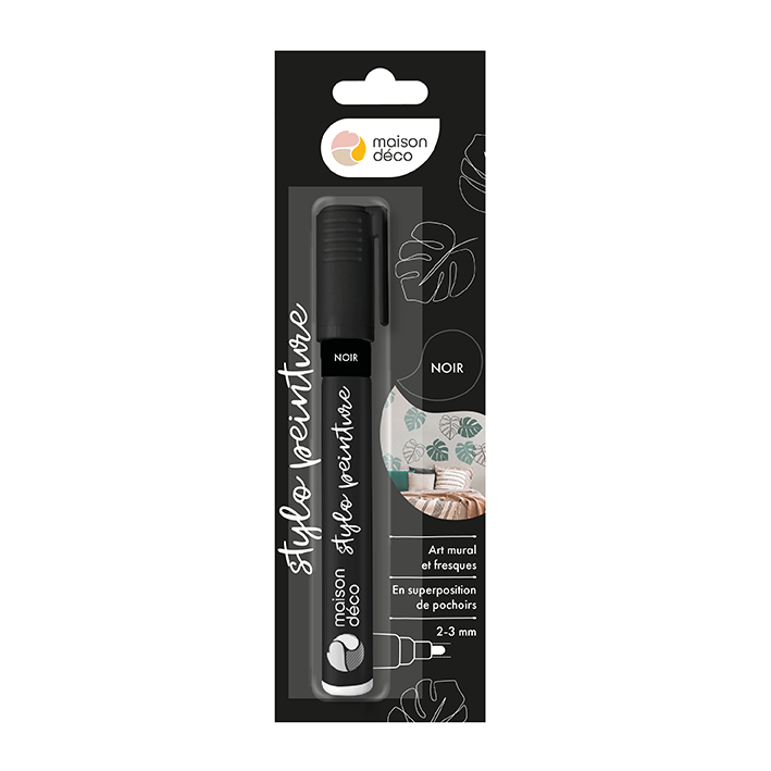 Stylos peinture - acrylique  - Noir