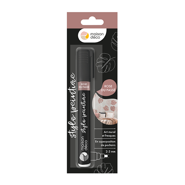 Stylos peinture - acrylique  - Rose du passé