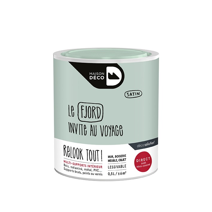 Peinture Relook Tout finition - Aspect satin - Fjord	