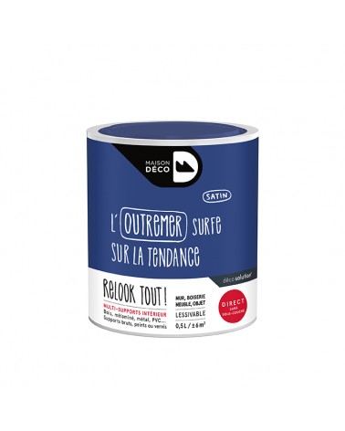 Relookez votre intérieur avec la peinture Relook Tout finition - Outremer