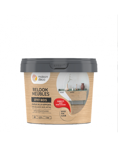 Peinture Relook bois naturel effet bois 0,75L - MAISON DECO - Mr