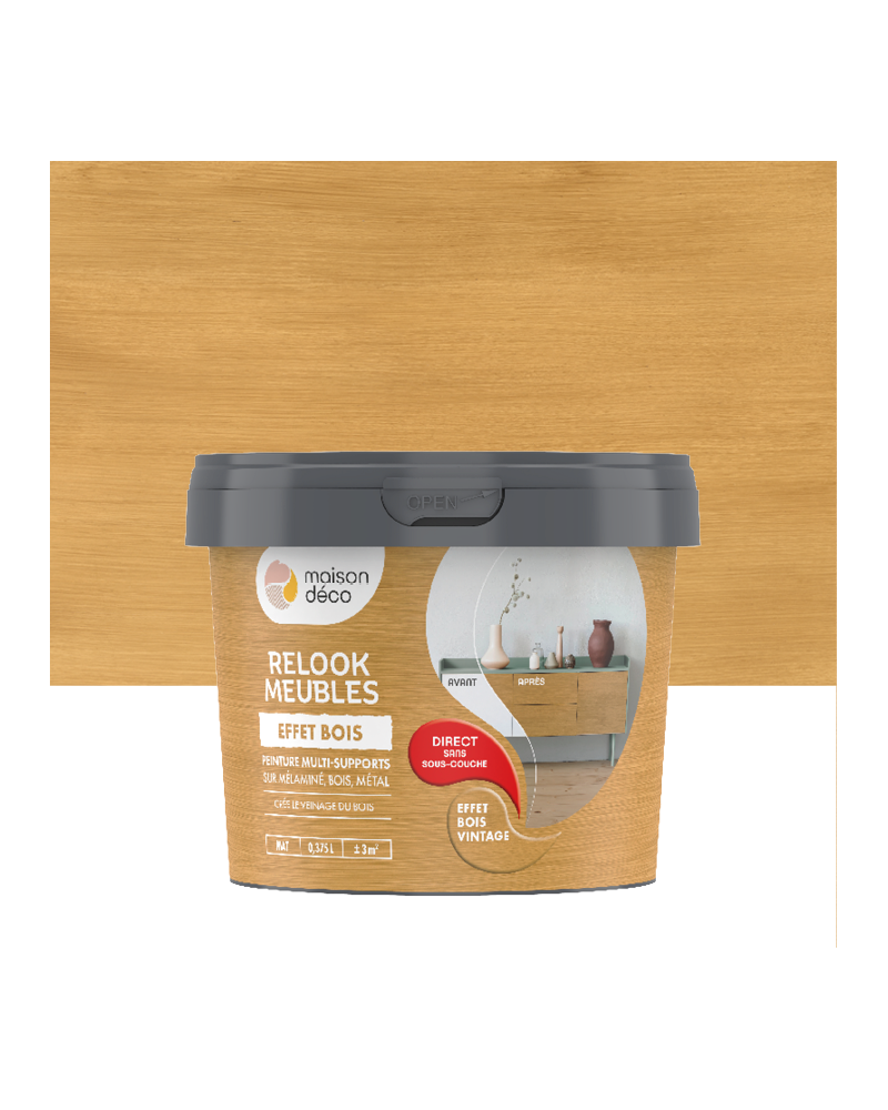 Peinture Relook Bois Effet Bois - Satin