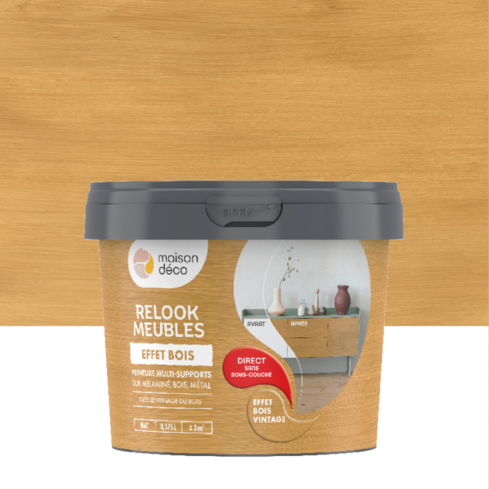 Peinture Relook Bois Effet Bois - Satin - Bois vintage