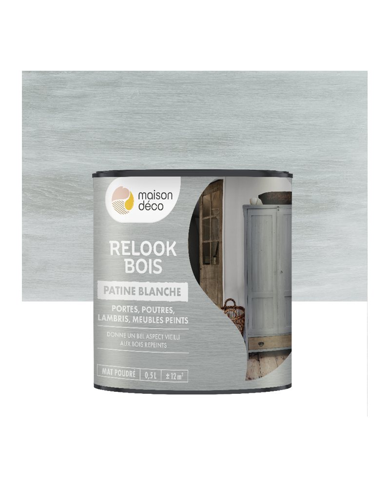 Relook Bois Les Unis - Patine Blanche