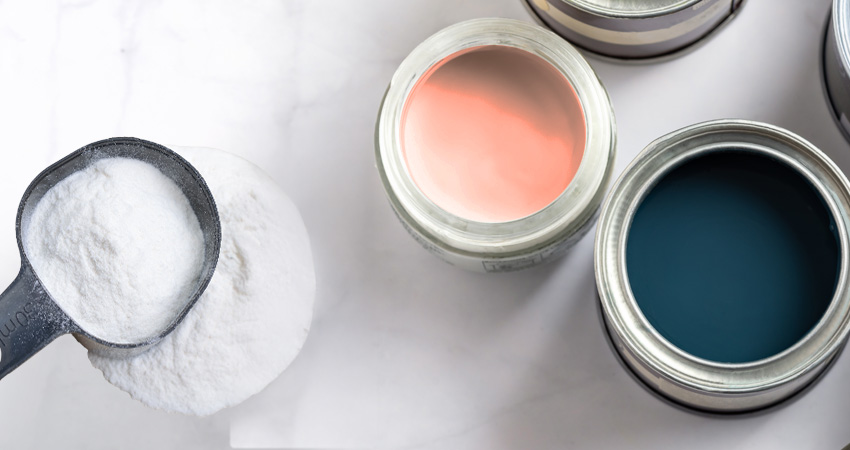 Peinture bicarbonate de soude vs peinture classique
