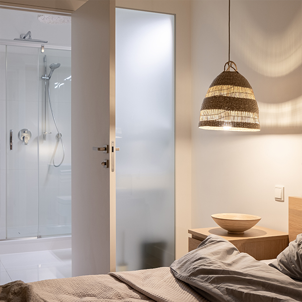 effet verre givré douche